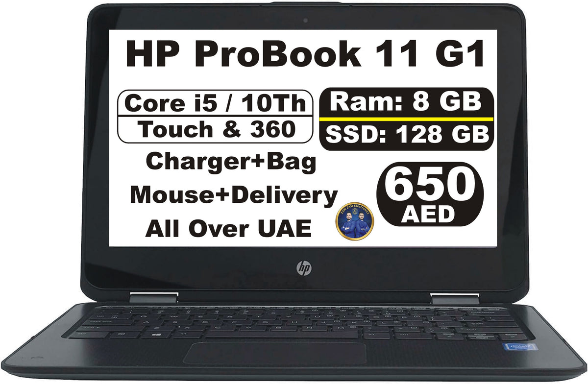 HP ProBook 11 G1  Core i5 6th Genration  8/128 SSD