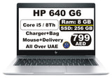 HP 640 G6  Core i5 8th  8/256 SSD