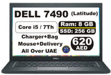 DELL 7490 Core i5 7th  8/256 SSD