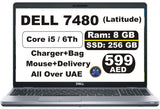 DELL 7480  Core i5 6Th 8/256 SSD